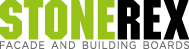 StoneREX Fasádní a stavební desky Logo
